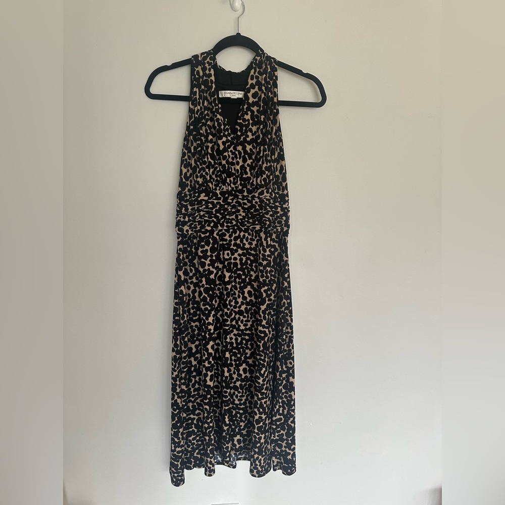 Evan-Picone Women’s Leopard‎ Print Midi Dress – Size 8